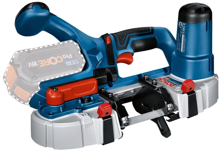 Bosch GCB 18V-63, LB be akumuliatoriaus ir kroviklio