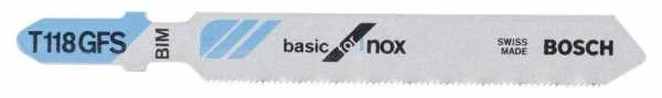 Bosch 5 siaurapj. pjūkleliai T 118 GFS Basic for Inox