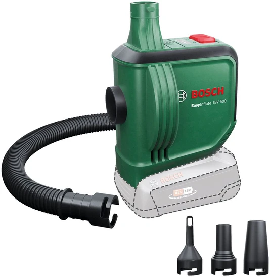 Bosch EasyInflate 18V-500 akumuliatorinis siurblys 0,03 bar 530 l/min, Solo – SOLO
