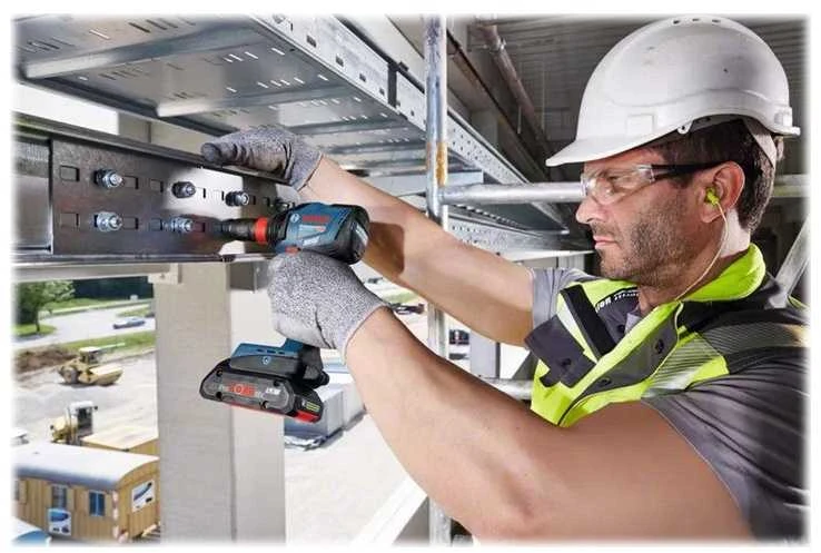 Bosch smūginis veržliasukis GDX 18V-210 C, GCY 42, be akumuliatoriaus ir kroviklio, LB