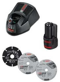 Bosch Akumuliatorinis kampinis šlifuoklis GWS 12V-76 V-EC (be baterijų ir įkroviklio)