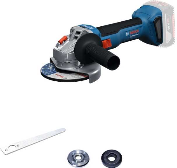 Bosch GWS 18V-8, 11000 RPM, 12.5 cm, Baterija, 1.6kg - be akumuliatoriaus ir kroviklio