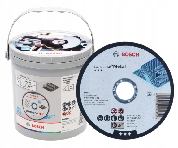 Bosch Pjov.diskas metalui 100x125x1x22.23mm