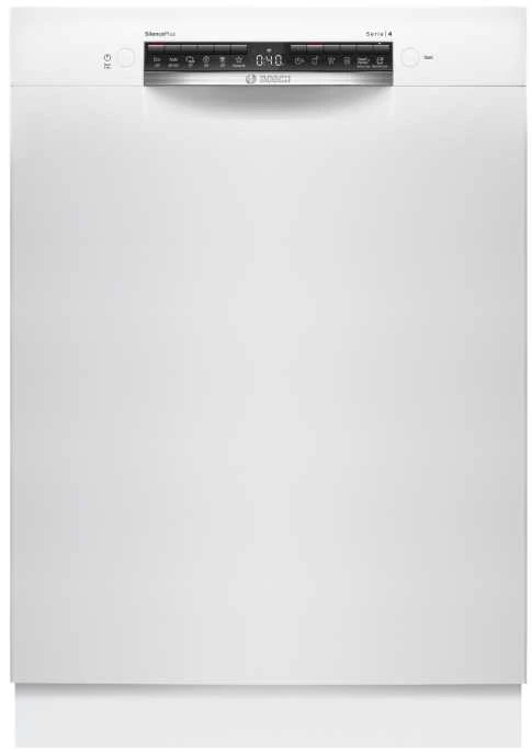 Bosch SMU4HMW01S Serija 4, Indaplovė, montuojama iš apačios, 60 cm, Balta