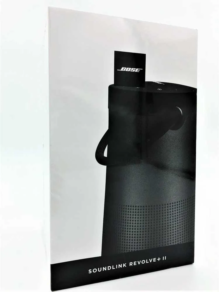 Bose® SoundLink Revolve+ II Bluetooth® nešiojama kolonėlė, Juoda