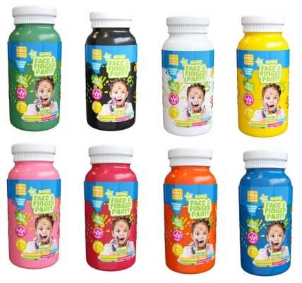 Boti Global BOTI NATURAL farba d/mal palcami Geltonas 250ml 38585