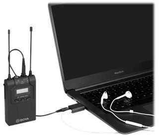3.5mm mikrofono - USB adapteris BOYA EA2