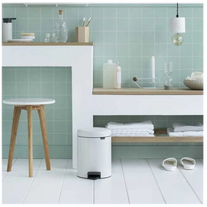 Brabantia Šiukšlių dėžė, NewIcon 5L - Baltas