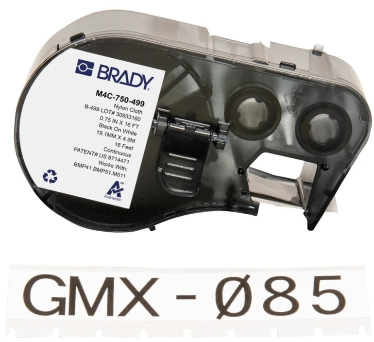 Brady B-499 etiketė