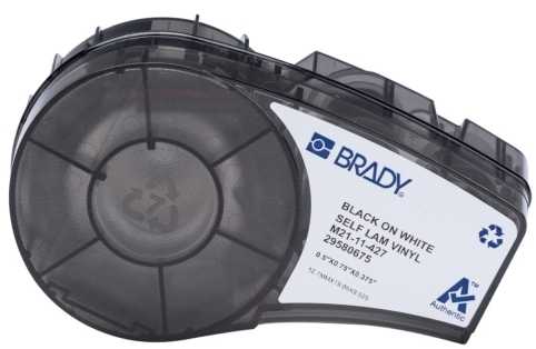 Brady Brady M21-11-427 etiketės spausdinimui Baltas Lipnios etiketės spausdinimui