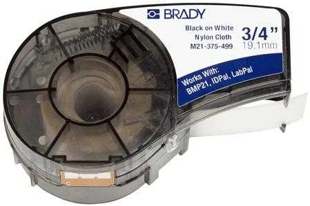 Brady Juoda baltame 6,4 m x 9,53mm
