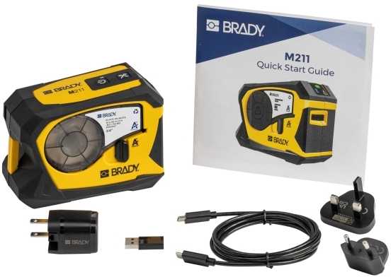 Lipdukų spausdintuvas nešiojamas M211 BRADY