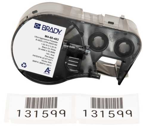 „Brady BMP41/BMP51/BMP53/M511 Label“