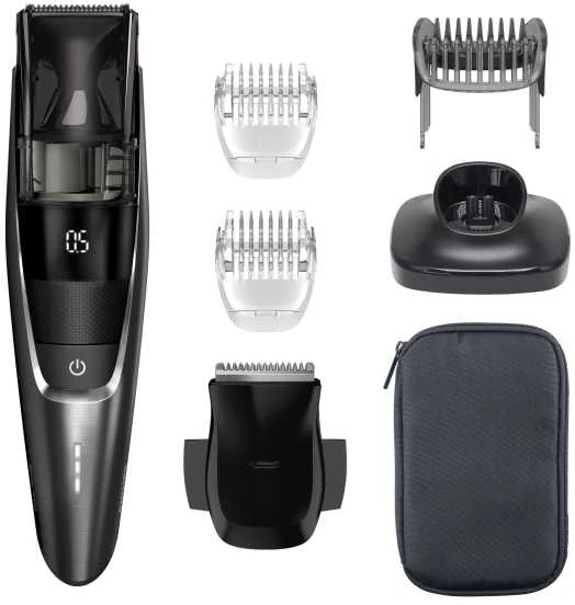 Braun BeardTrimmer 7 BT7520 Baterija 40 2 cm „Wet & Dry“ Juoda, Mėlyna