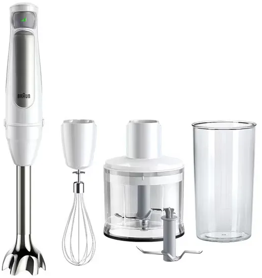 Braun MultiQuick 7 MQ7035IWH 0,6 L Panardinamas maišytuvas 1000 W Nerūdijančiojo plieno, Balta