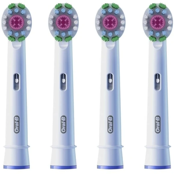 Oral-B Dantų šepetėlis galvutės Pro 3D Baltas 4 pcs.