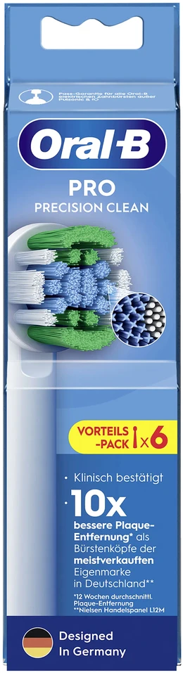 Oral-B Pro Precision Clean Dantų šepetėlis Heads dantų šepetėlio galvutės, 6 vnt.