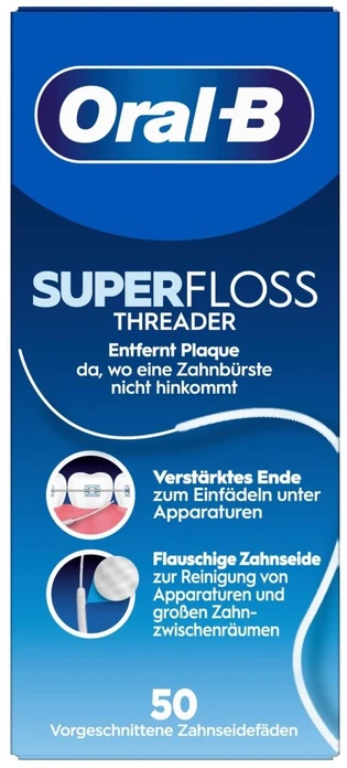 Braun Oral-B Superfloss dental floss, 50 pcs