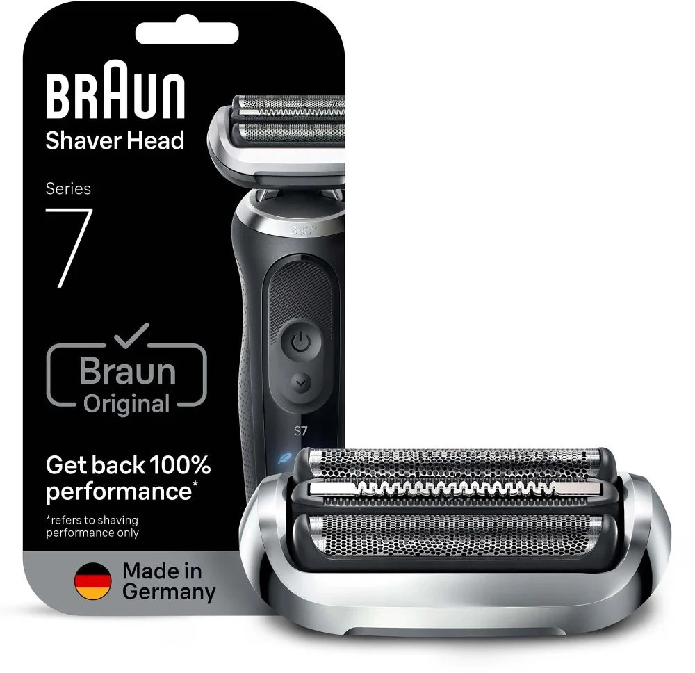 Braun 74S skustuvo galvutės pakaitalas, 7 serija, Sidabrinis
