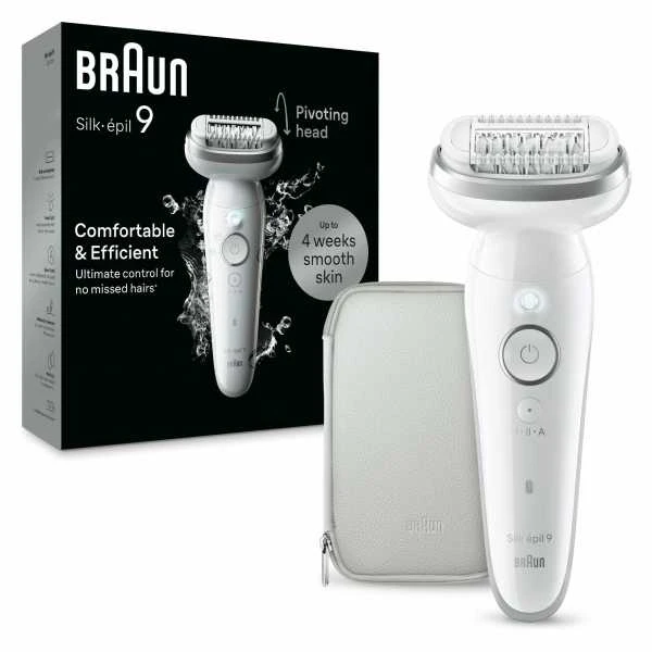 Depialtor Silk-epil SES9-011 BRAUN balta ir-sidabrinis