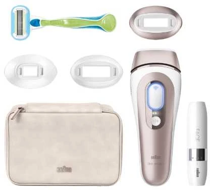 Braun Silk-expert Pro PL7249 intensyvios pulsinės šviesos (IPL) plaukų šalinimo prietaisas, auksinis, baltas
