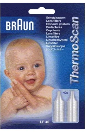 Braun ThermoScan® vienkartiniai lęšių filtrai, 40 vnt. LF40