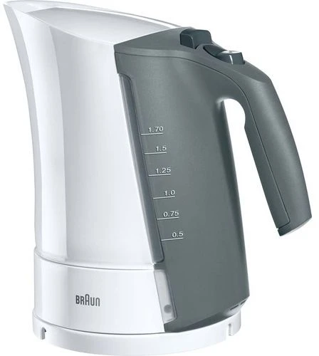 Virdulys Braun WK 300, 1,6 l, 2200 W, juoda, vandens lygio indikatorius, apsauga nuo perkaitimo, filtravimas