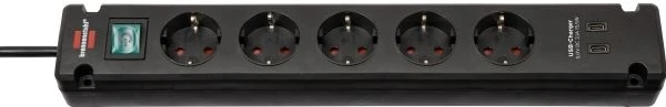 Prailgintuvas Brennenstuhl 1150660415; 3 m; 3G1,5 mm²; 2x USB-C