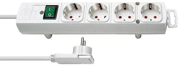 Brennenstuhl Comfort-Line Plus lizdo juostelė, 4 krypčių - balta