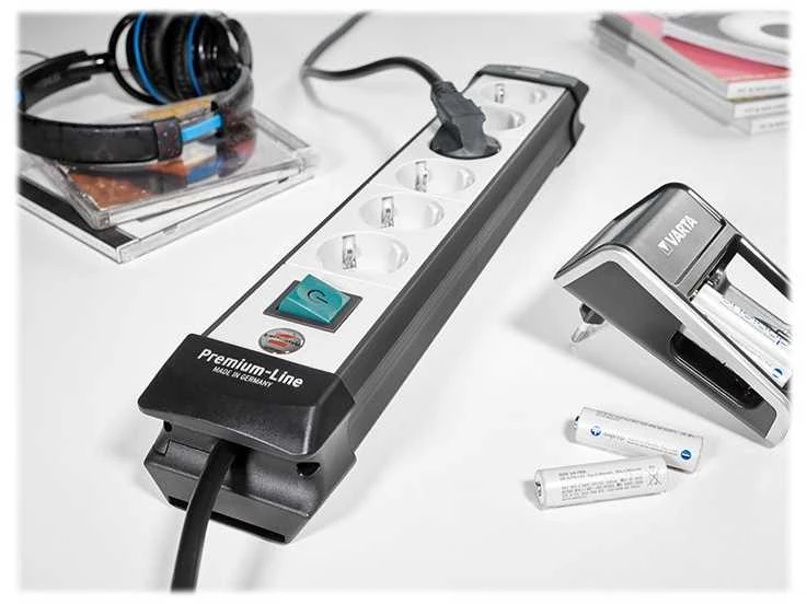 Brennenstuhl Premium-Line prailgintuvas H05VV-F 3G1.5, 6 (Power) - 3m - juodas, pilkas 1951560100 / GT-658