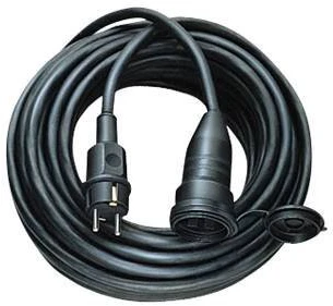 Brennenstuhl ilgiklis CEE 7/7 , CEE 7/4 (Schuko), IP 44, 5m , Juodas1161420 / DEL-118Q