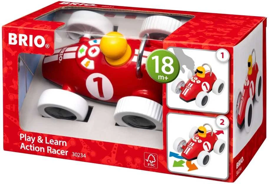Brio Infant BRIO elektroninis žaislas Play & Learn Action Racer, 30234