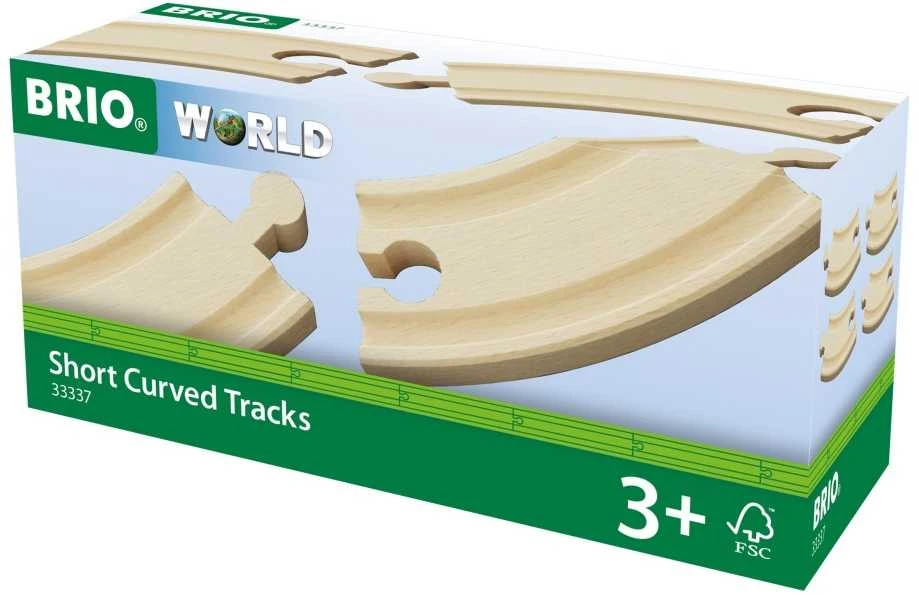 Ravensburger Brio Geležinkelis BRIO lenktų kelio detalių rinkinys, maži 33337