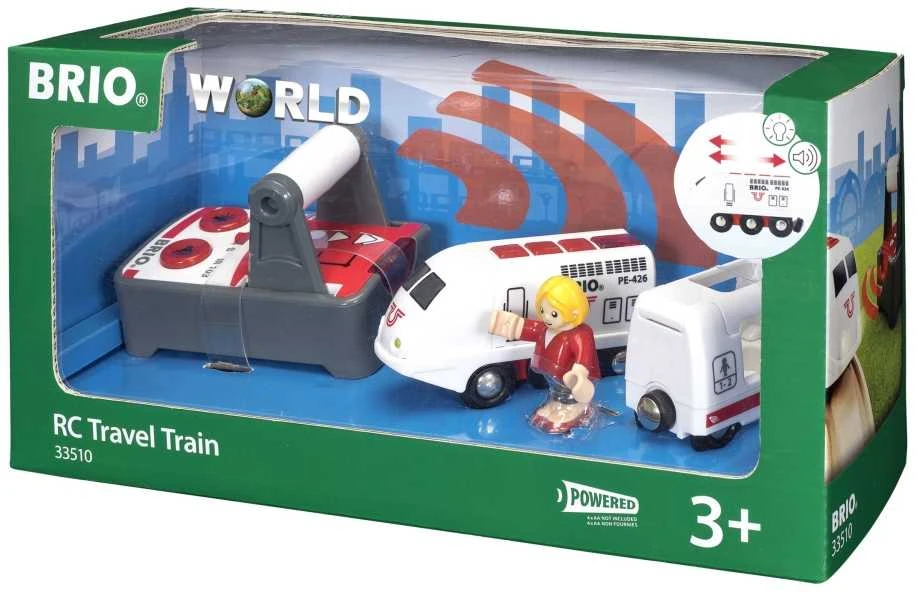 Ravensburger BRIO RAILWAY RC Valdomas kelionių traukinys, 33510