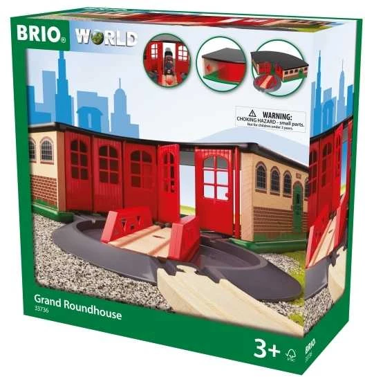 BRIO GELEŽINKELIS | Pasaulio didysis apvalusis namelis | 33736