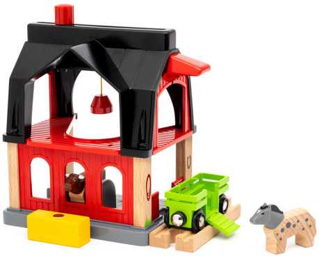 Ravensburger Brio Gyvūnų tvartas, pastatas, 3 metai, įvairiaspalvis