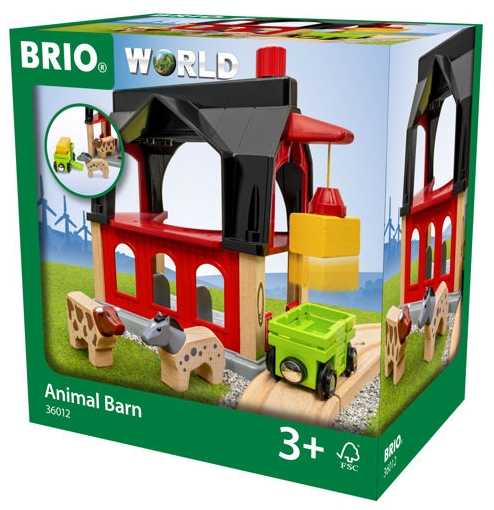 Ravensburger Brio Gyvūnų tvartas, pastatas, 3 metai, įvairiaspalvis