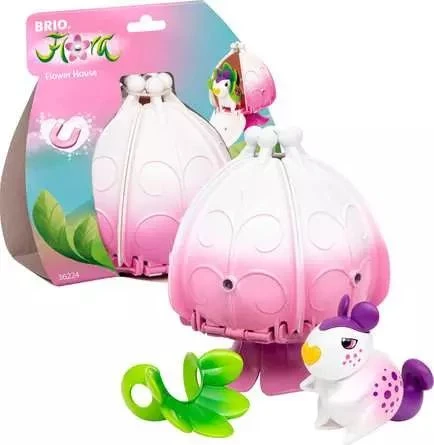 Dėlionė Ravensburger BRIO - Gėlių namelis „Flora“ su aguonomis (36224)