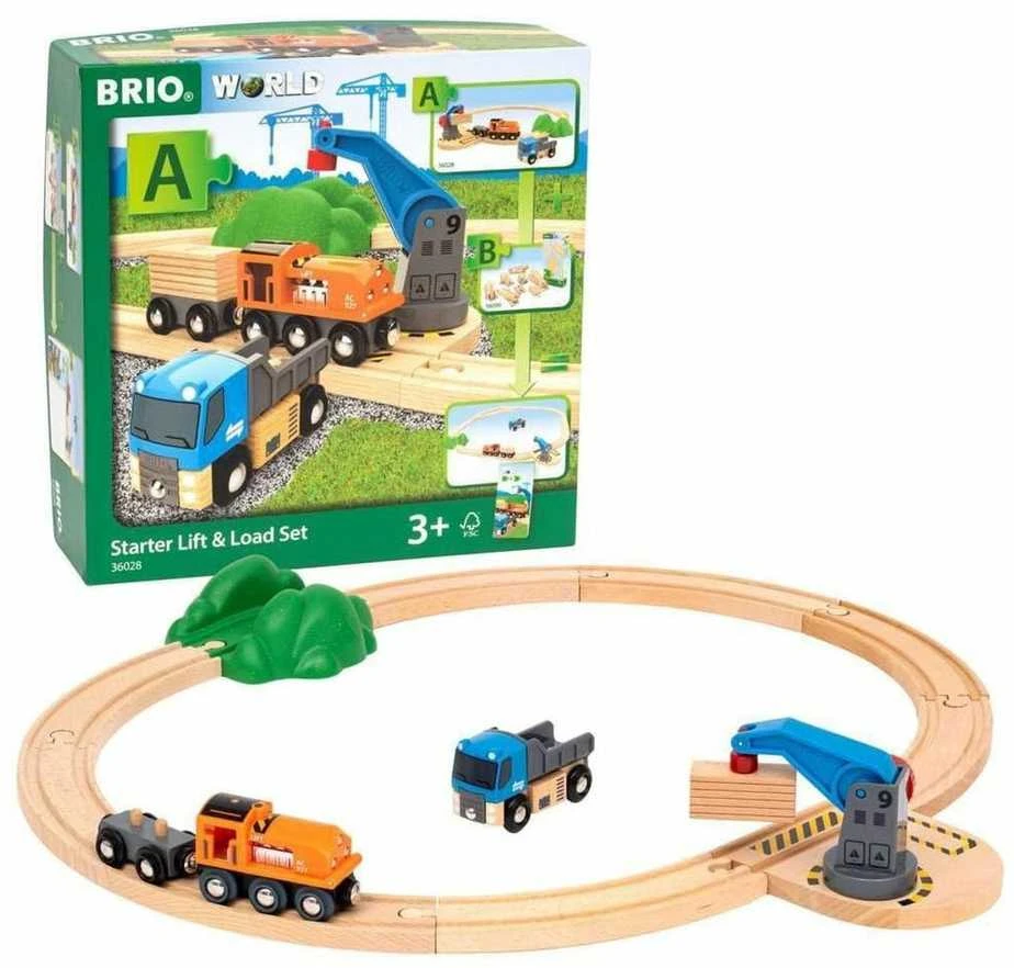 Ravensburger BRIO WORLD Geležinkelio rinkinys su keltuvu
