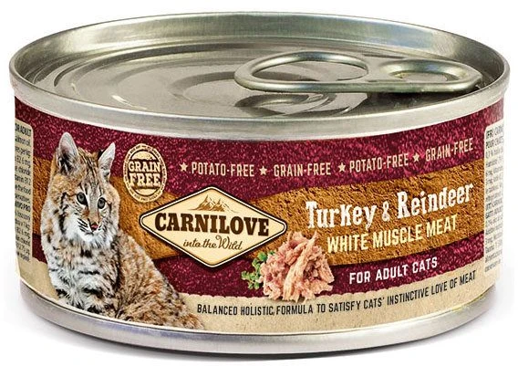 Carni Love Cat konservai katėms kalakutiena&elniena 100g