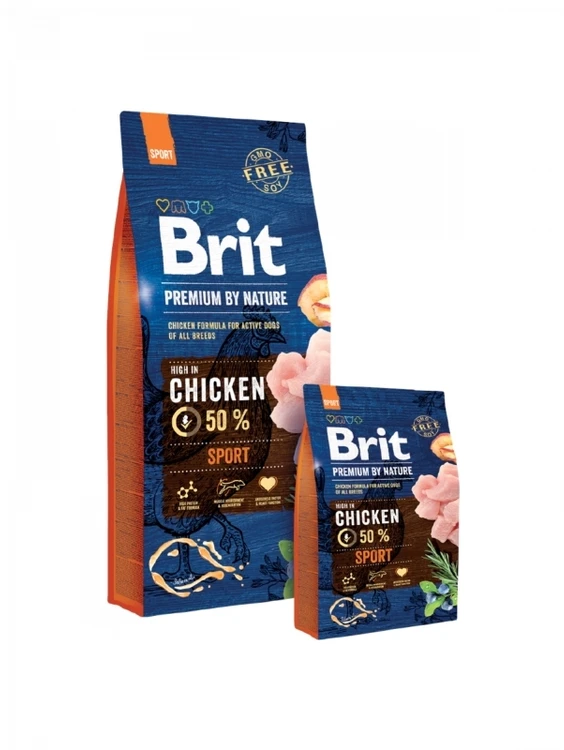 BRIT PREMIUM Dog by Nature Sport 15kg