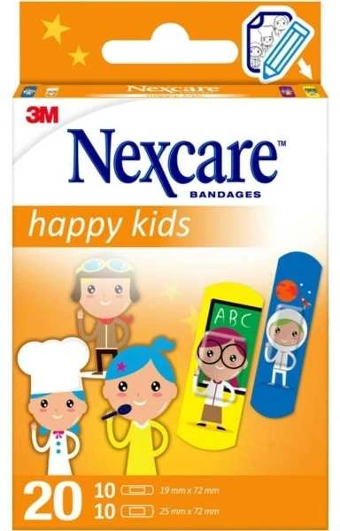 Vaikiški pleistrai Profesijos 20 įvairių vienetų Nexcare