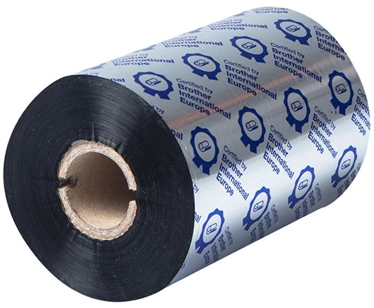 BROTHER BSP-1D450-110 PREMIUM WAX/RESIN Juodas 110MM X 450M RIBBON