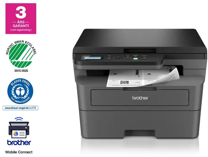 Brother HL-L2400DW A4 formato nespalvotas lazerinis spausdintuvas