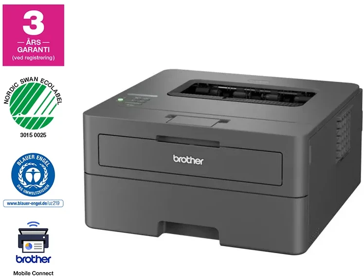 Brother HL-L2400DW A4 formato nespalvotas lazerinis spausdintuvas