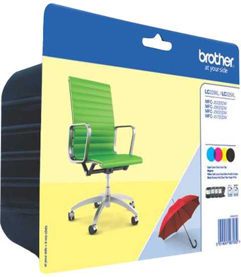 Brother LC-229XLVALBP Multipack | Rašalo kasetė | Juodas, Cyan, Magenta, Geltona
