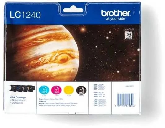 BROTHER VALUE PACK (LC-1240 BK/C/M/Y)