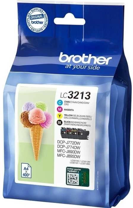 BROTHER LC3213BK didelės talpos Juodas rašalo kasetė - 400 puslapių