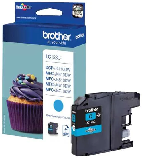 Brother LC-123CBP rašalo kasetė Originalus Žydras 1 vnt