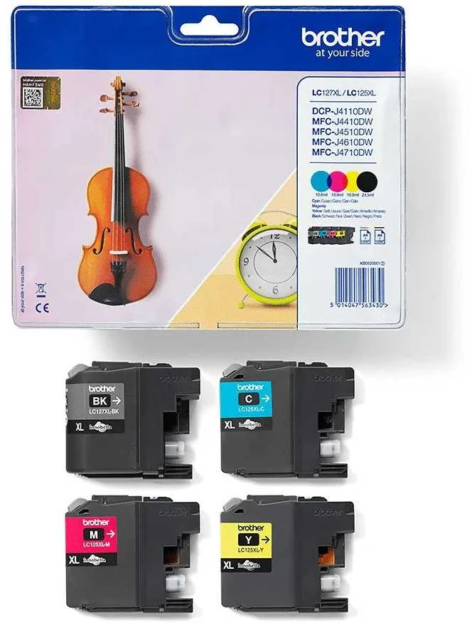 Rašalo kasetė Brother LC127XLVALBP CMYK| MFC-J4510DW